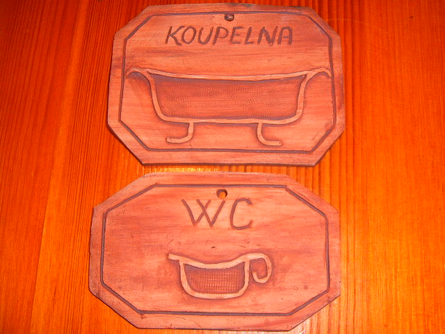 kachle WC+koupelna